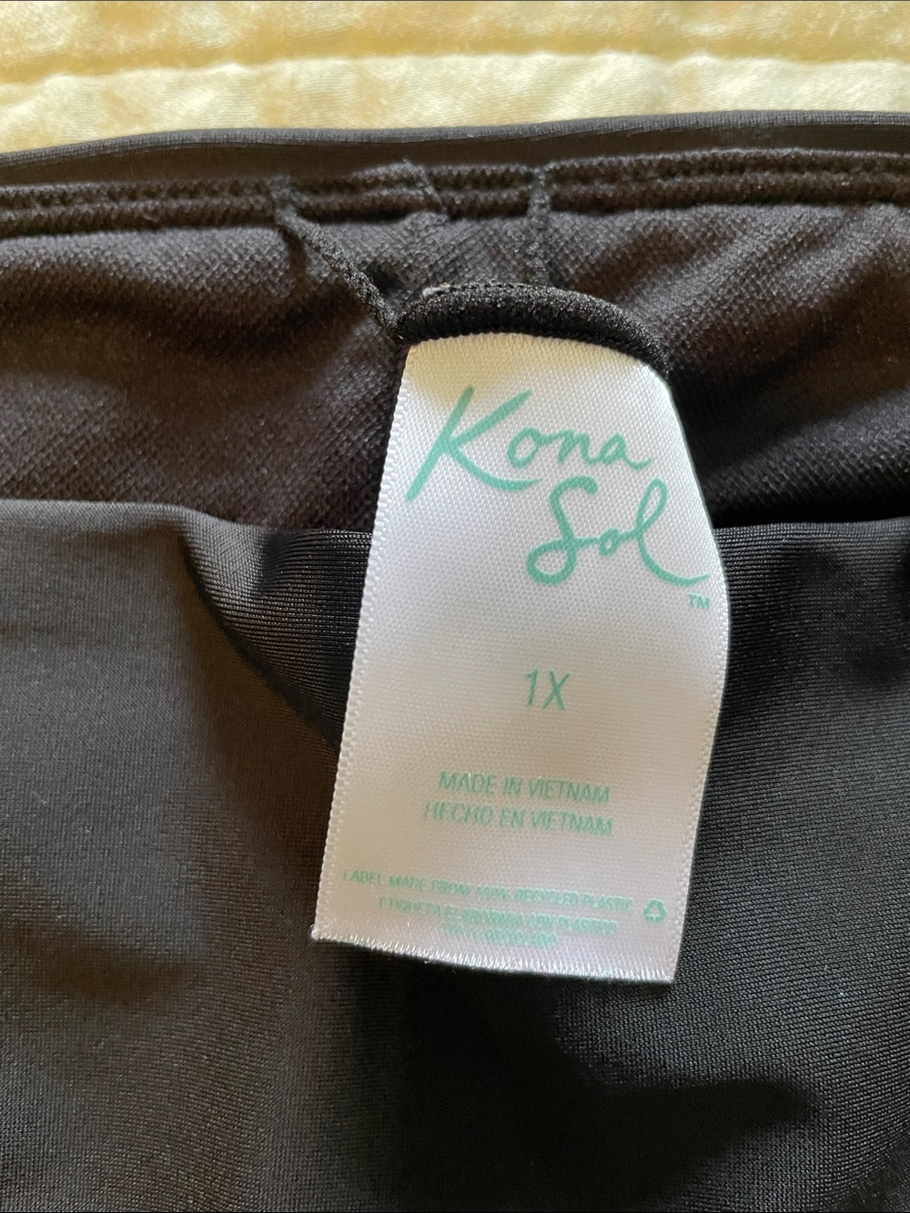 Kona Sol Black Women's Swim Shorts - Picture 2 of 6